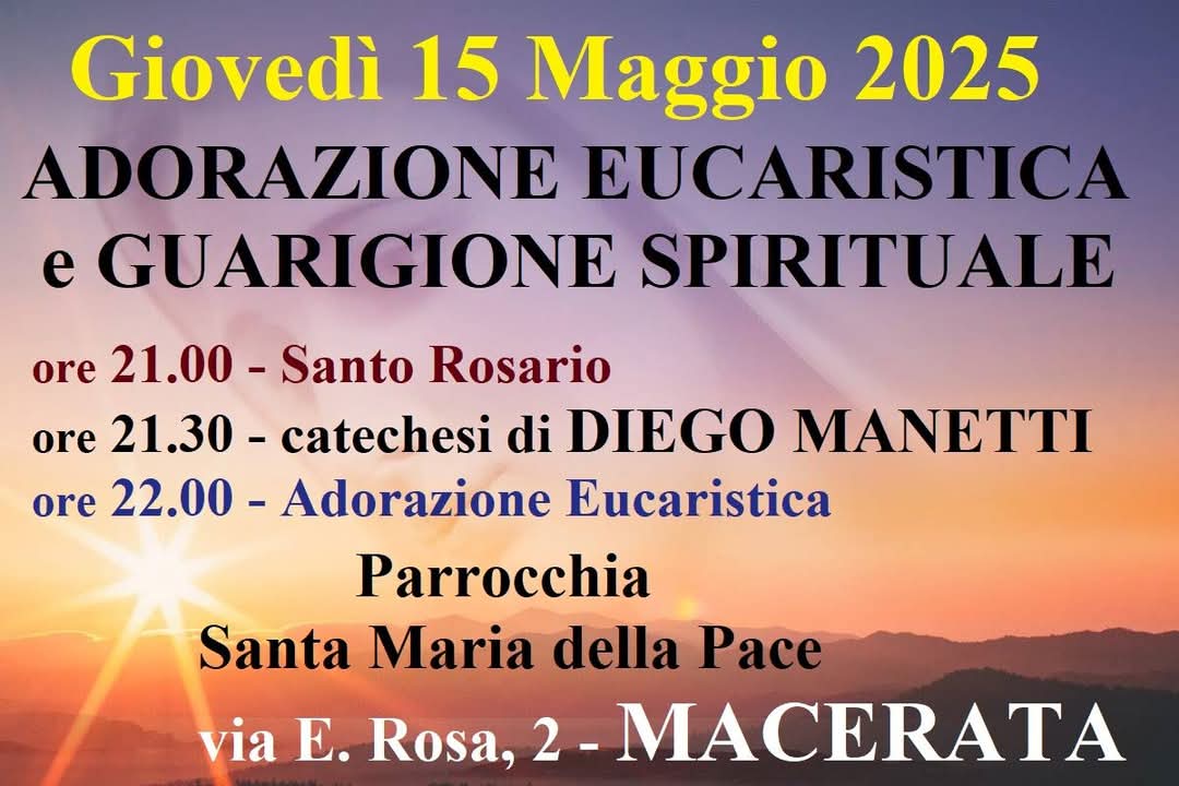 catechesi 15 maggio
