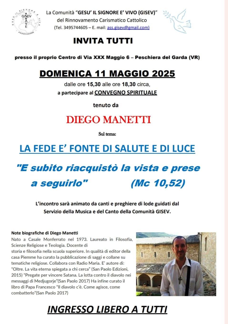 Catechesi 11 maggio